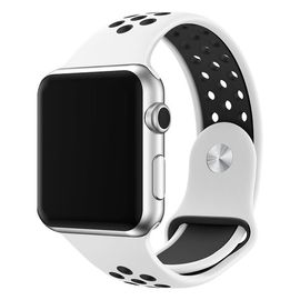Bande de Smartwatch de sport compatible avec la montre d'Apple matériel mou de silicone de longueur de 38mm - de 42mm