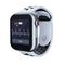 Smart Watch de caméra/appel de réponse avec couleur noire/blanche de traqueur de forme physique de fente de Sim