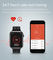 D'IWO K8 Blt d'appel de Smartwatch 320*385 1,78 pro Max For coeur Rate Temperature Side Key Rotati de téléphone d'IOS Android de pouce IWO 12